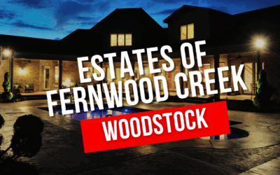 Estates of Fernwood Creek Neighborhood Woodstock, GA